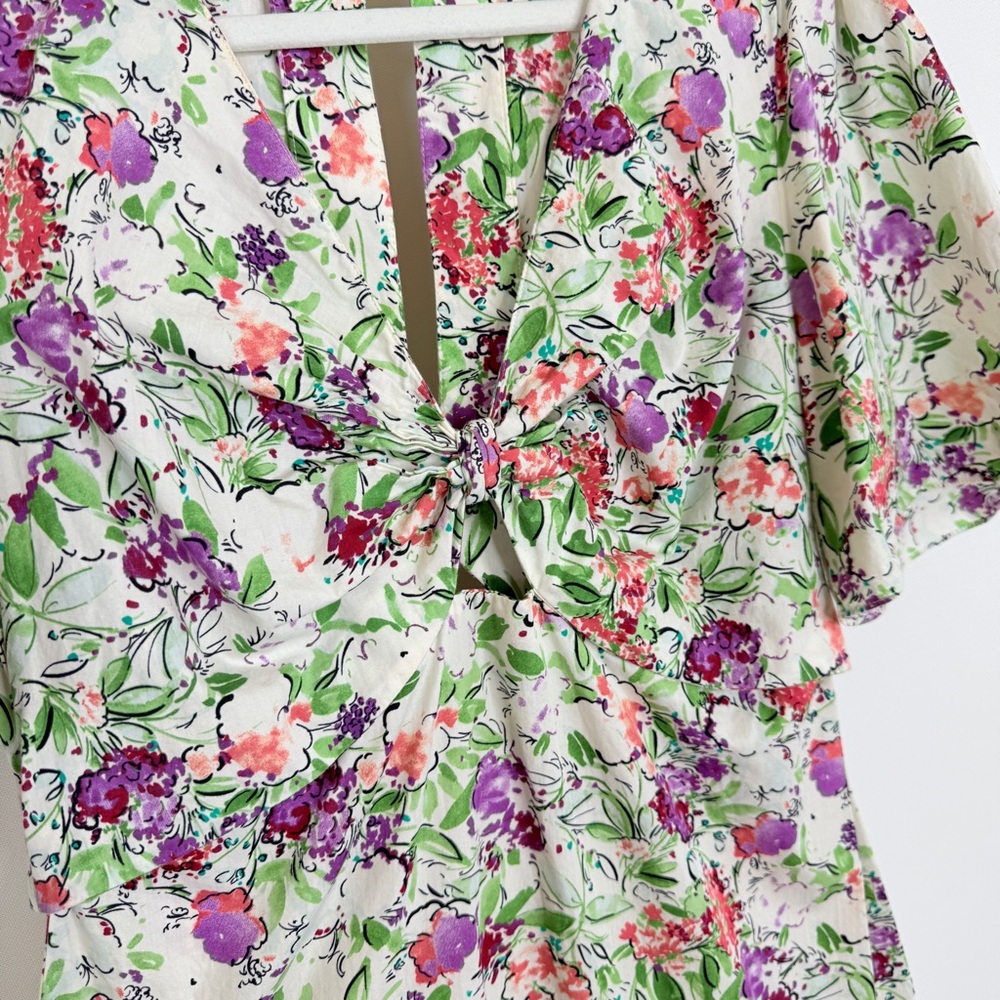 Zara maxi floral dress size L - Picture 8 of 10